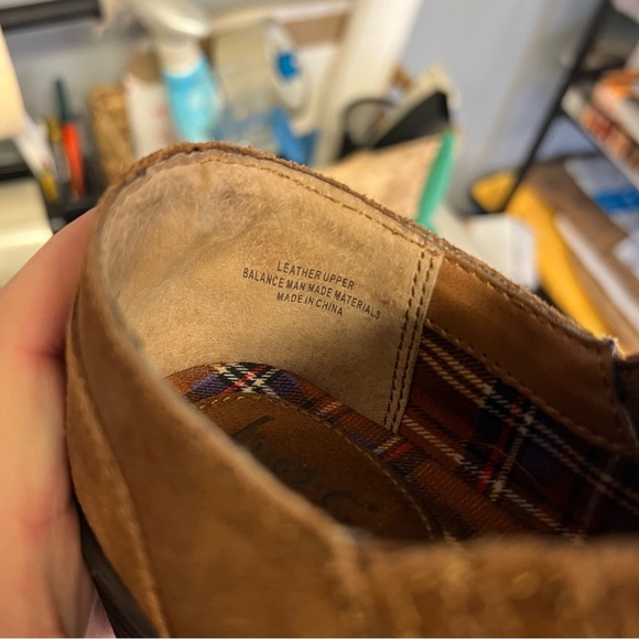 BOC Born | Brown Leather Bootie Suede 8 Ankle Short Fredrika - Picture 6 of 7